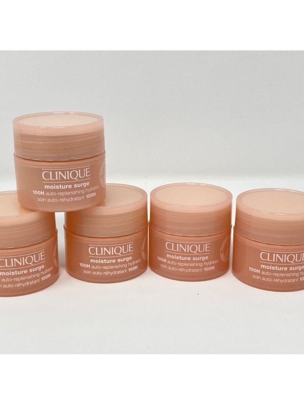 5 Clinique Moisture Surge 100h Auto Replenish Moisturizer .5/15ml tub New No box